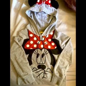 (Disney) Toddler Hooded Minnie Mouse Sweatshirt